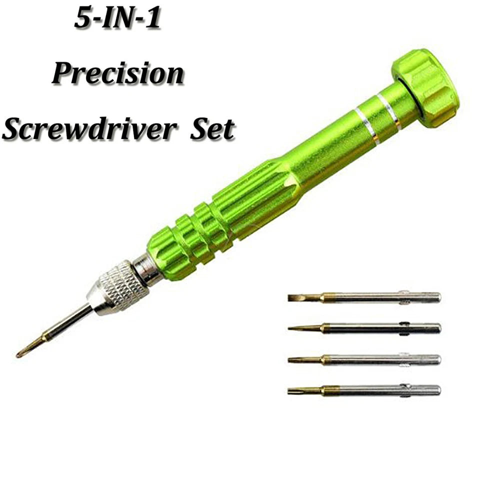 5 in1 Eyeglass Screwdriver Multifunction Hand Tools Eyeglass Screwdriver Sunglass Watch phone Repair Kit